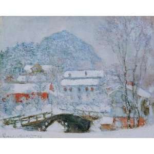   name Sandviken Village in the Snow, by Monet Claude