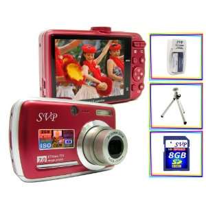  SVP Xthinn 737 Red 7MP 3x Optical zoom 3 inch LCD Digital 