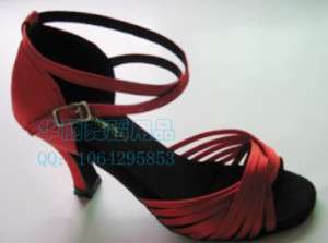 New Red Womens Tango Latin Ballroom Salsa Dance Shoes  