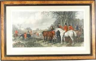 THE MEET~J.F.Herring Painting Engraved By J.Harris 1853  