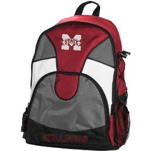   Maroon Gray Double Trouble Backpack 