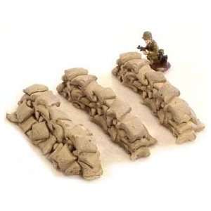  Terrain 25mm WWII   Sandbag Wall Toys & Games