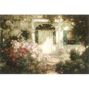  Abbott Fuller Graves 38W by 26H  Doorway and Garden 