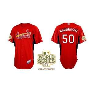  St. Louis Cardinals Authentic MLB Jerseys Adam Wainwright 