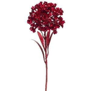 26 Glittered Queen Anne?s Lace Spray Red (Pack of 12)  