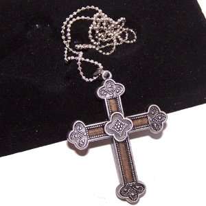 Crucifix with Soil sample from the Holy Land Necklace with Certificate 