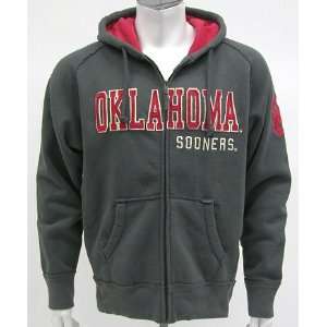  Oklahoma Sooners Vintage Victory Full Zip Hooded 