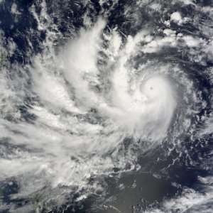 Typhoon Parma Heading Westward over the Pacific Ocean Photographic 