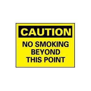  NMC No Smoking Beyond Pnt Nmc Caution Sign