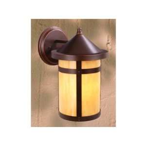  Mission Outdoor Wall Lantern in Burnished Bronze