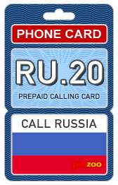 PINZOO Power Russia Phone Cards & Calling Cards