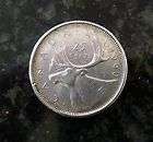 silver canadian quarter  