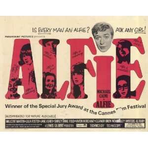  Alfie Movie Poster (11 x 14 Inches   28cm x 36cm) (1966 
