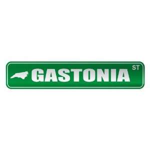   GASTONIA ST  STREET SIGN USA CITY NORTH CAROLINA
