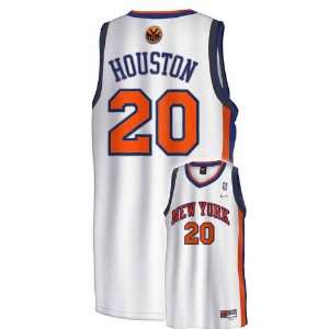 Nike New York Knicks #20 Allan Houston White Swingman Jersey  