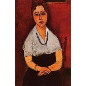   , painting name Elena Picard, By Modigliani Amedeo