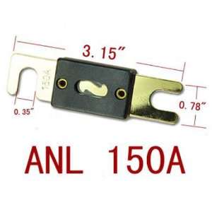   Pack 150AMP 150A ANL Fuse Gold Plated For Car Audio