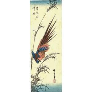  FRAMED oil paintings   Ando Hiroshige   24 x 70 inches 