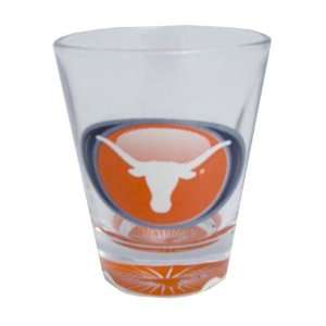  Texas Longhorns 2oz Deco Bottom Shot Glass Kitchen 