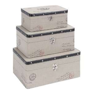   Elegant Wood Leatherette Decorative Storage Boxes