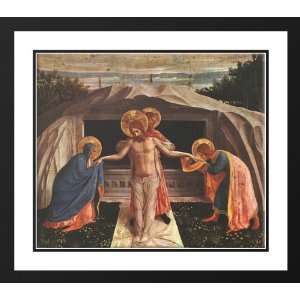  Angelico, , Fra 22x20 Framed and Double Matted Entombment 