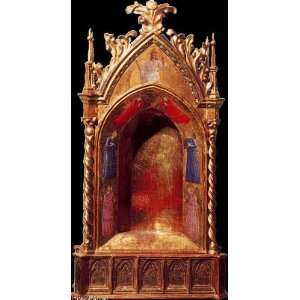   Fra Angelico   24 x 46 inches   Relicario con la re