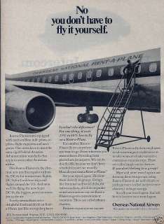 ONA OVERSEAS NATIONAL DOUGLAS DC 8 DONT HAVE FLY IT AD  