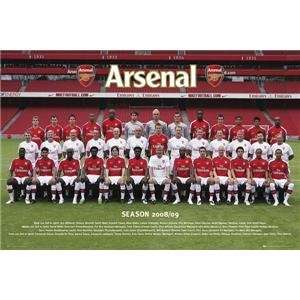  Arsenal 08/09 Team Poster