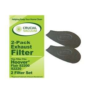  Quality 2 Pack Exhaust Filter Set Designed To Fit Hoover Flair S2200 