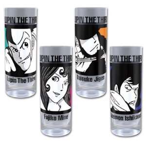  Banpresto Lupin the Third Glass Cup Set   ~6 Lupin 