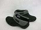 New $120 Merrell Luxe Knit Clog Shoes Black Leather & Wool Knit Womens 