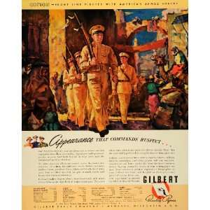  1943 Ad Gilbert Paper Co Menasha WI Soldiers Troops US 