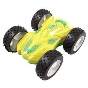   Double Side Yellow Green Plastic Inertia Sliding Car Toy Toys & Games