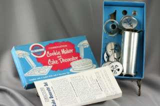 Vintage Kitchen Alumode Cookie Maker Cake Decorator  