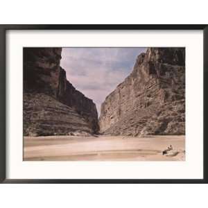  The mouth of the Santa Elena Canyon of the Rio Grande in 