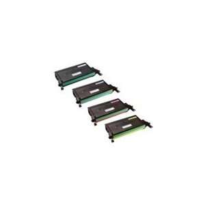  4 Pack Dell 2145cn Color Toner Cartridges Electronics