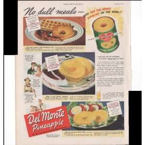  Del Monte Pineapple Recipes Salads Breakfast Dinner 1941 