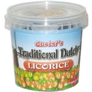 Gustafs Traditional Dutch Licorice CATS 7oz Tub  Grocery 