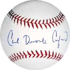  Carl Crawford Autographed Baseball with Full Name 