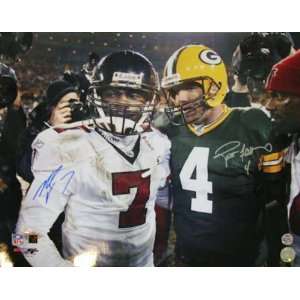  Brett Favre Green Bay Packers and Michael Vick Atlanta Falcons 