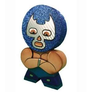  El Demonio Rudo (Blue Demon) Mini Wrestling Figurine 