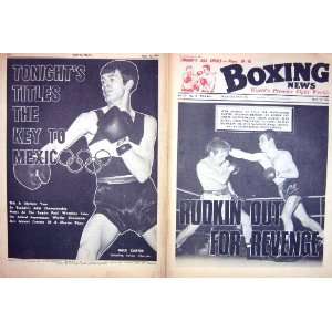  BOXING 1968 McGOWAN ALAN RUDKIN CARTER BURRUNI CALDWELL 