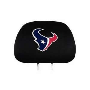  Houston Texans Head Rest Covers   Set of 2 Sports 
