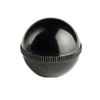   18 thds black phenolic ball knob w knurl brass insert by rsc 5 0 out
