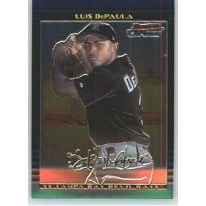  2002 Bowman Chrome #180 Luis DePaula SP RC   Tampa Bay 