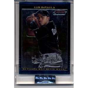  2002 Bowman Chrome Uncirculated #180 Luis DePaula   Tampa 