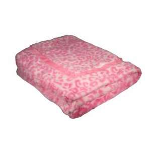   Doggie HD 9PBL Large Pink Cheetah Mink Trundle Blanket