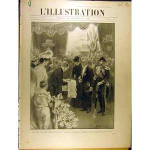  1901 Royal Russia Dunkerque Reception French Print