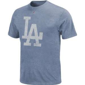  Los Angeles Dodgers Heathered Royal Majestic Two Bagger T 