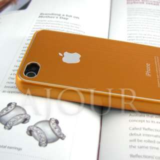 Premium Quality Apple iPhone 4 Case Cover Aluminum Hard Back T002 